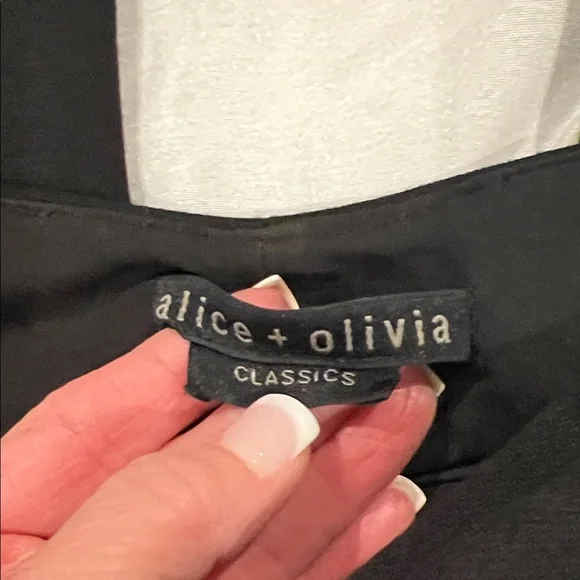 Alice + Olivia Elegant Black Trousers Size 00 - Picture 2 of 15